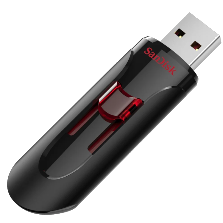 Externer USB-A 3.0 Speicher SanDisk Cruzer Glide, 256Gb SDCZ600-256G-G35