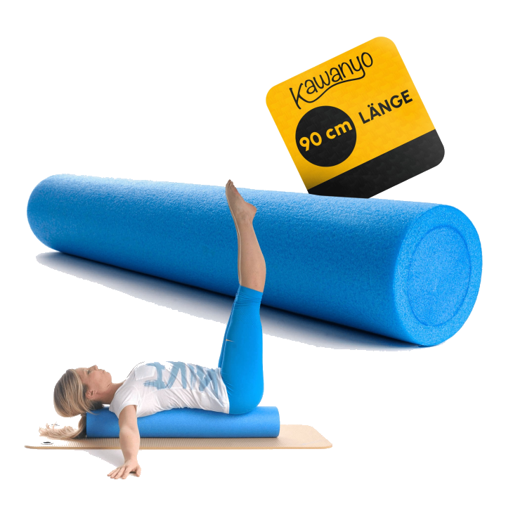 Kawanyo Yoga- & Pilatesrolle 90 cm – Balance & Faszien