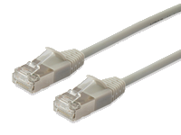 Equip Cat.6A F/FTP Slim-Patchkabel, 1.0m, Beige