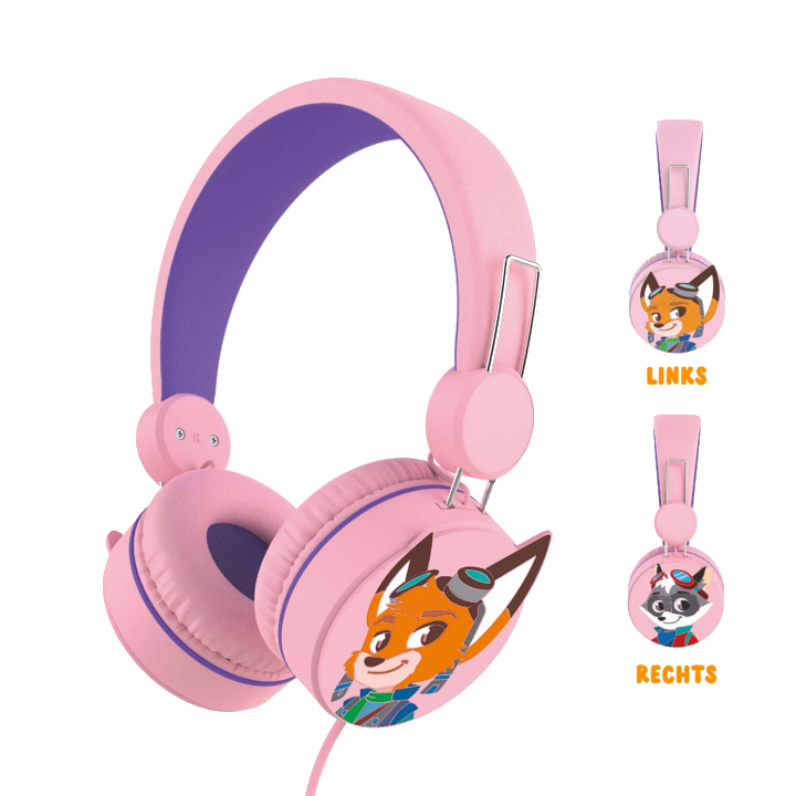 EDURINO Kinderkopfhörer "LernOhren", pink