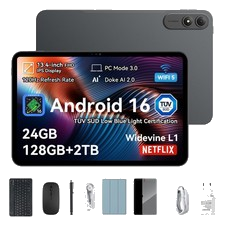 Blackview Pad200 13.4" Tablet 24GB(6+18) 128GB Android 16 4G LTE Widevine L1 Set