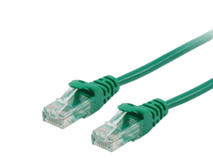 Equip Patchkabel Cat6 U/UTP 2xRJ45 1.00m grün PVC Polybeutel