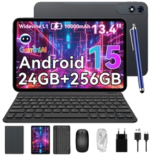 VekfulPC T60 Pro 13.4 Zoll Wifi Tablet Andriod15 24GB+256GB 10000mAh Gemini AI