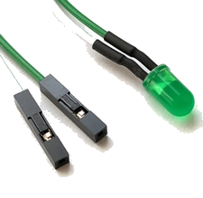 HDD LED Power LED Kabel für PC Computer Gehäuse ATX Mainboard Motherboard grün