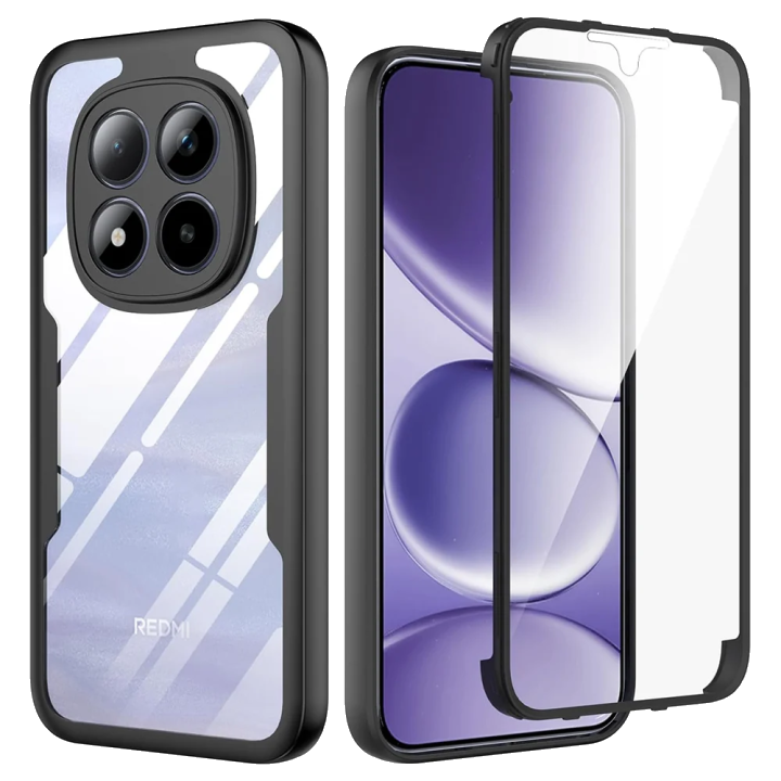 Hülle für Xiaomi Poco M8 Pro / Redmi Note 15 Pro+ 5G, Techsuit, ColorVerse 360, Schwarz