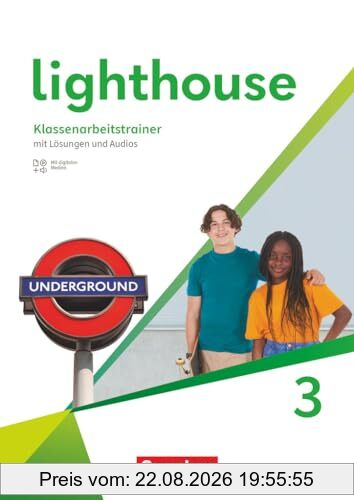Lighthouse - General Edition - Band 3: 7. Schuljahr: Klassenarbeitstrainer - Mit Audios, Erklärfilmen und Lösungen