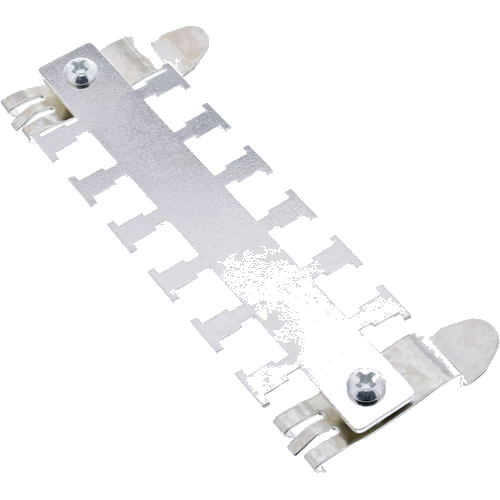 InLine® Kabelführungsleiste zur Montage an Hutschiene (TS35) metall