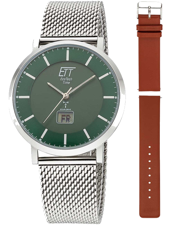 ETT Eco Tech Time EGS-11622-81MS Herrenuhr Atacama Solar Funkuhr