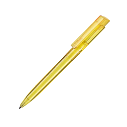 RITTER PEN Druckkugelschreiber Fresh, blaue Mine, gelb/transparent