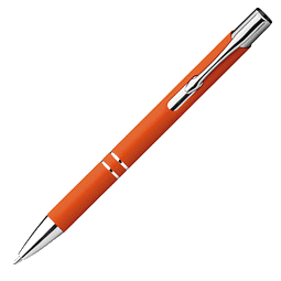 LANCE® Softtouch Metallkugelschreiber Santa Cruz, blaue Mine, orange