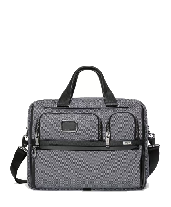 Tumi Alpha X Expandable Organizer Laptoptasche Meteor Grey