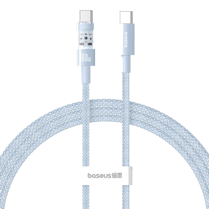USB-C Daten- und Ladekabel - USB-C Baseus Gem, 100W, 1m, Blau P10373000311-00