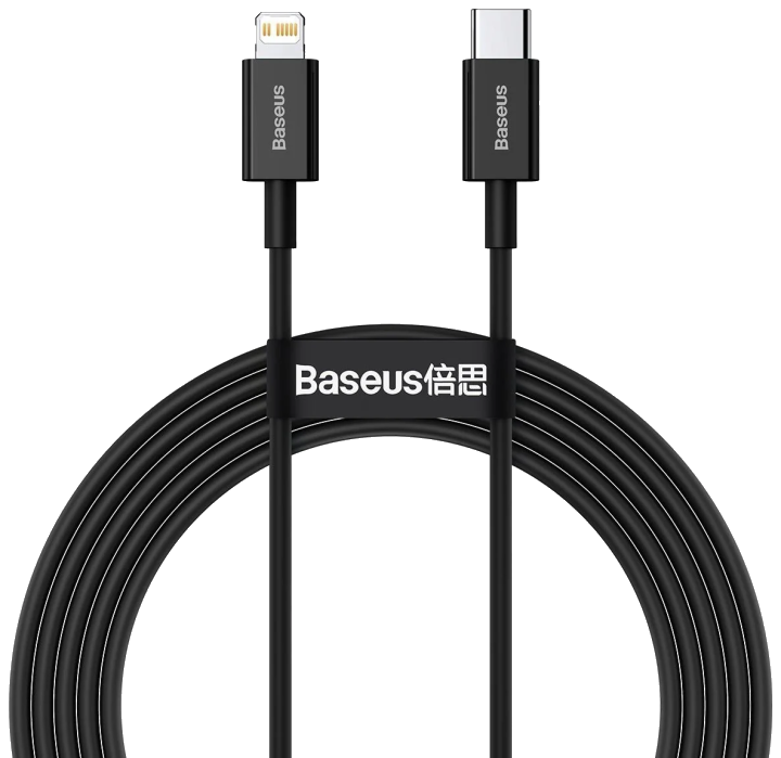 Baseus Superior Series USB-C auf Lightning Kabel 20W 2m | Schwarz