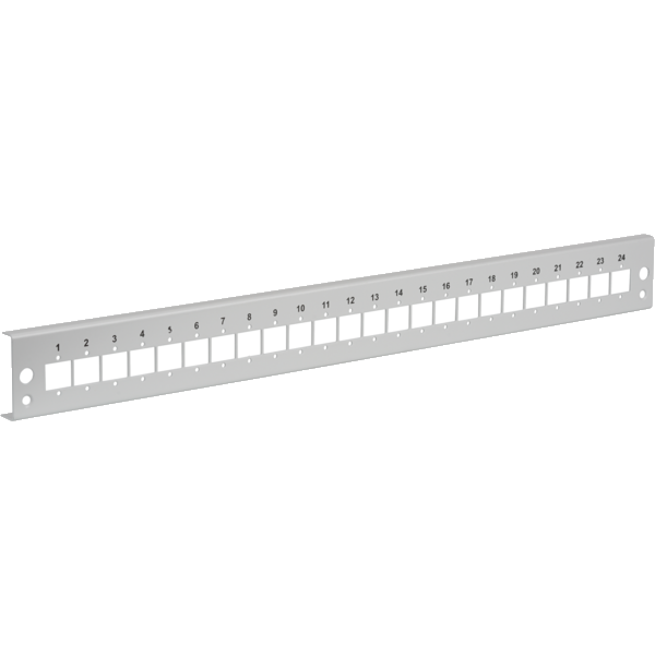 Frontblende 24xE2000®Duplex, E2000®, Compact (RDM) gerade Vers. gr