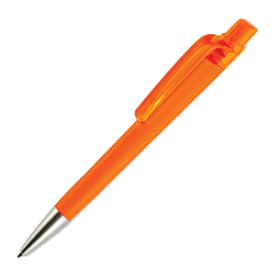 Kugelschreiber Prisma, blaue Mine, orange