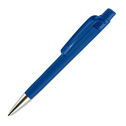 Kugelschreiber Prisma, blaue Mine, dunkelblau
