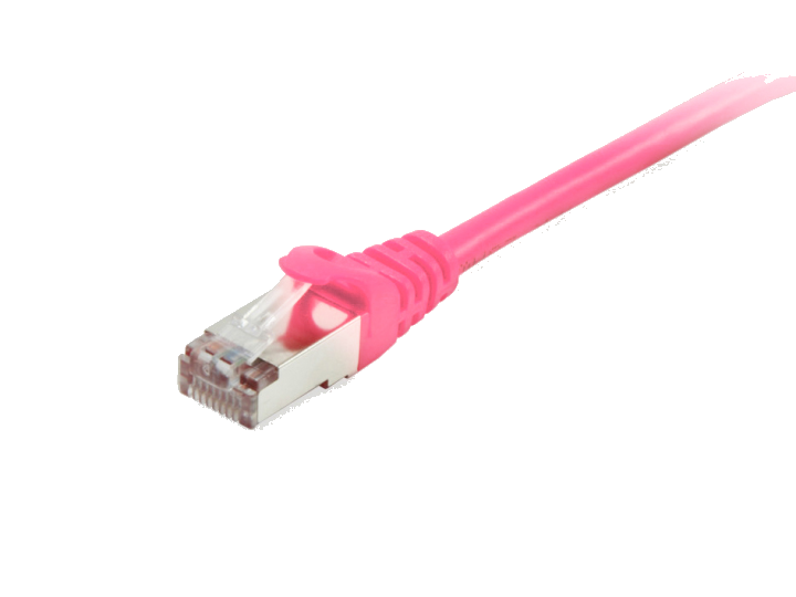 Equip Patchkabel Cat6A S/FTP 2xRJ45 0.50m pink LSZH Polybeutel