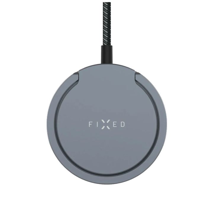 Wireless-Netzladegerät Fixed Ring, 15W, 1.67A, Grau