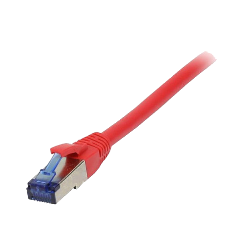Synergy21 Patchkabel RJ45, CAT6A 500Mhz, 0,15m, rot, S-STP(S/FTP), TPE/LSZH(Superflex), AWG26,