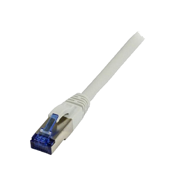 Synergy21 Patchkabel RJ45, CAT6A 500Mhz, 0,5m, grau, S-STP(S/FTP), TPE/LSZH(Superflex), AWG26,