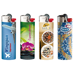 BIC® Einwegfeuerzeug Maxi inkl. Rundumdruck, bunt