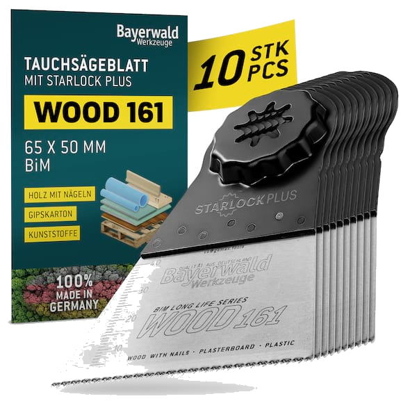 10x Bayerwald SLP BiM Tauchsägeblatt 65x50mm