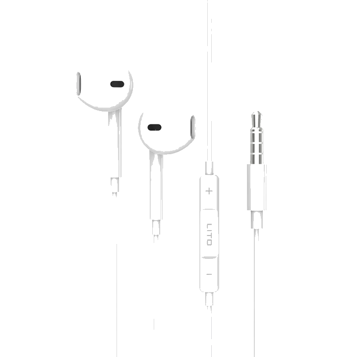 Handsfree 3.5mm Lito LF01A, Weiß