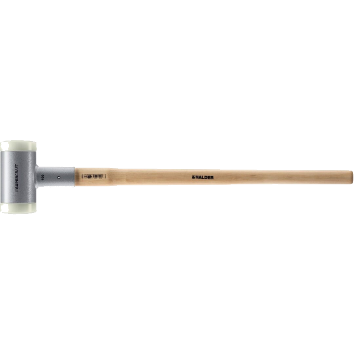 HALDER SUPERCRAFT Vorschlaghammer Ø 100 mm rückschlagfrei mit Hickorystiel 7 kg