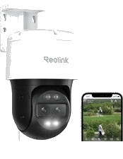 Reolink 4K 8MP PTZ PoE Überwachungskamera Außen mit Dual-Objektiv, 6X Hybridzoom
