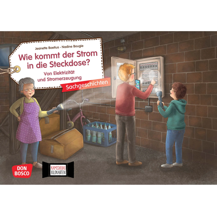 Kamishibai-Bildkarten, Wie kommt der Strom in die Steckdose?