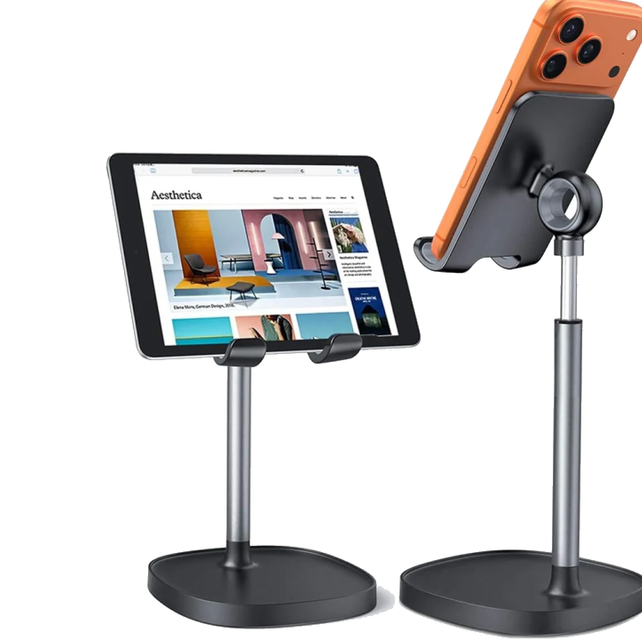 Lisen Mechanical Bürohalterung für Telefon / Tablet, 4 Zoll - 10 Zoll, Schwarz YL0421030004