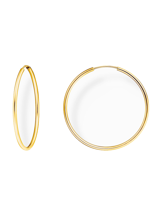 Thomas Sabo CR728-413-39 Vergoldete Creolen 40 mm Damen