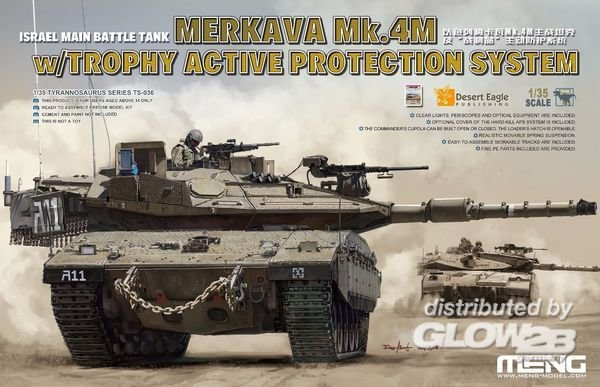 Israel Main Battle Tank merkava Mk.4M w/Trophy Active Protection System