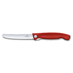 VICTORINOX faltbares Gemüsemesser Swiss Classic, rot