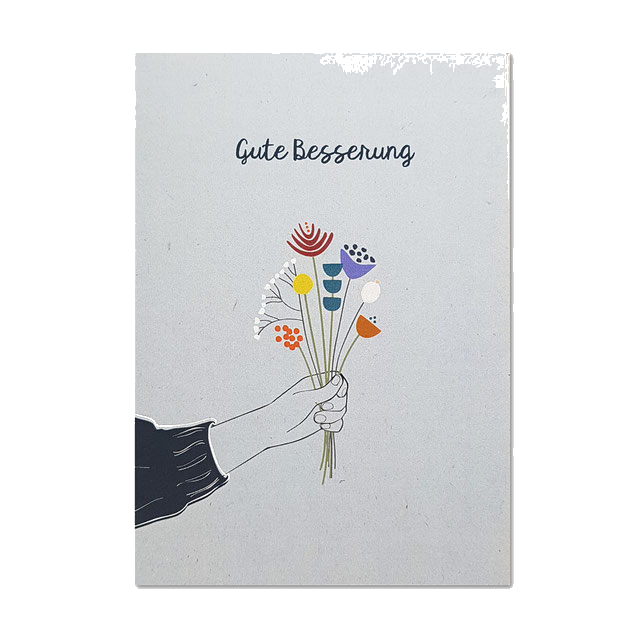 Postkarte Gute Besserung