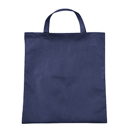 Vliestasche Textile mit kurzen Henkeln, dunkelblau