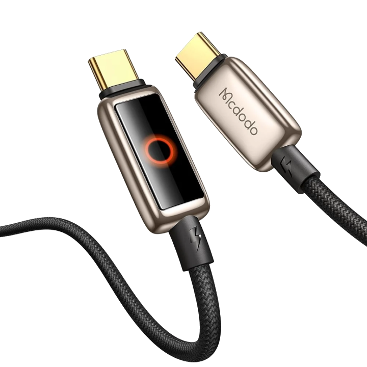 USB-C Daten- und Ladekabel - USB-C McDodo CA-6681 Auto Power Off, 100W, 1.2m, Gold