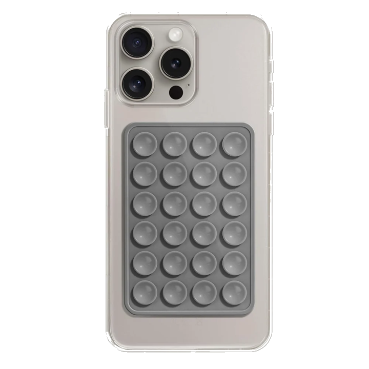 Techsuit ST-PAD Halterung mit Saugnäpfen, Grau
