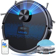 Lubluelu SL60D Staubsauger Roboter 4000Pa LDS Navigation Wischen Gebraucht