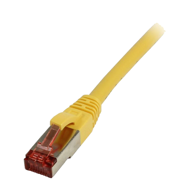 Synergy21 Patchkabel RJ45, CAT6 250Mhz, 0,5m gelb, S-STP(S/FTP), TPE/LSZH(Superflex)