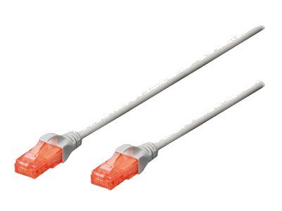 Digitus Patch-Kabel RJ-45 (M) zu RJ-45 (M) 0.5m Kupfer U/UTP Cat 6 grau (DK-1617-005)