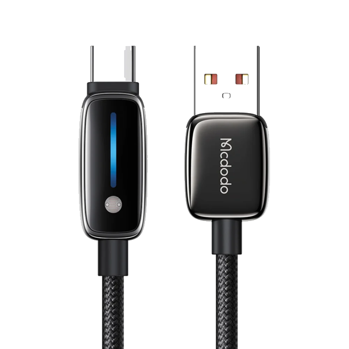 USB-A - USB-C Daten- und Ladekabel McDodo CA-0020, 66W, 1.2m, Schwarz