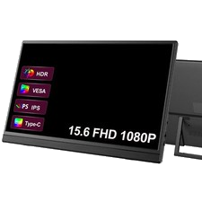 EVICIV 15,6" Portable Monitor IPS Screen 1920*1080 FHD IPS Panel 2*USB C Display