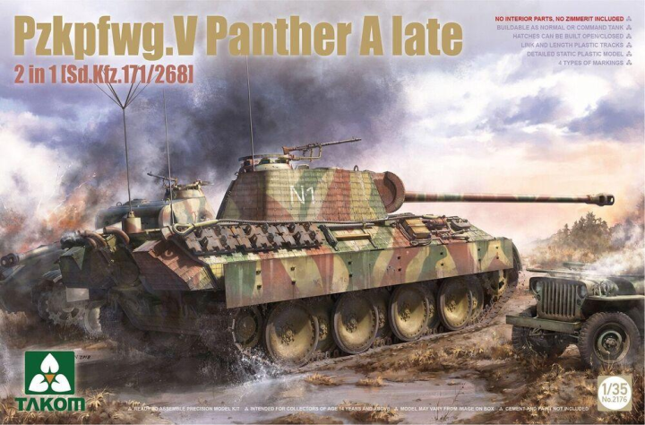 Pzkpfwg.V Panther A - Late - 2in1 (Sd.Kfz.171/268)