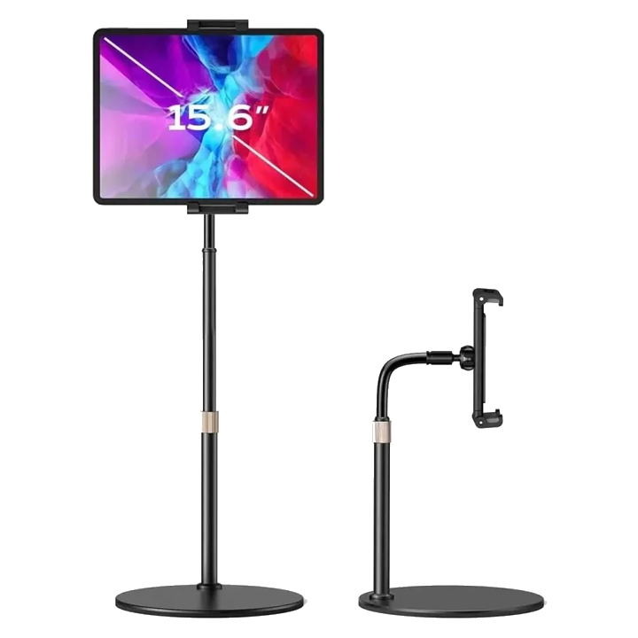 Lisen Bürohalterung für Telefon / Tablet, 4,7 Zoll - 12,9 Zoll, Schwarz YL0420050002
