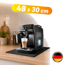Unterlage Kaffeemaschine Silikonmatte mit Rand 48 x 30 cm Kaffeevollautomat