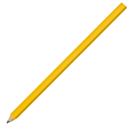 Zimmermannsbleistift, 25cm, gelb