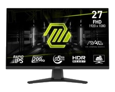MSI MAG 272F Gaming Monitor / 27 Zoll / FullHD / IPS / 200 Hz / 0,5ms