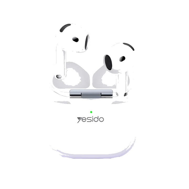 Handsfree Bluetooth Yesido TWS32, TWS, ANC, Weiß