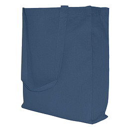 Baumwoll-Shopper Einkaufstasche, navyblau